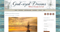 Desktop Screenshot of godsizeddreams.com